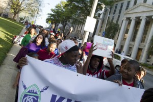 Trayvon Martin Rally Atlanta March 26 2012 KIPP Atlanta Collegiate