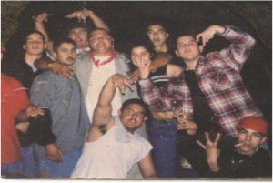 Westside Norteno 14 in Cobb County.  Picture Confiscated during arrest, Sept. 20, 2003. 