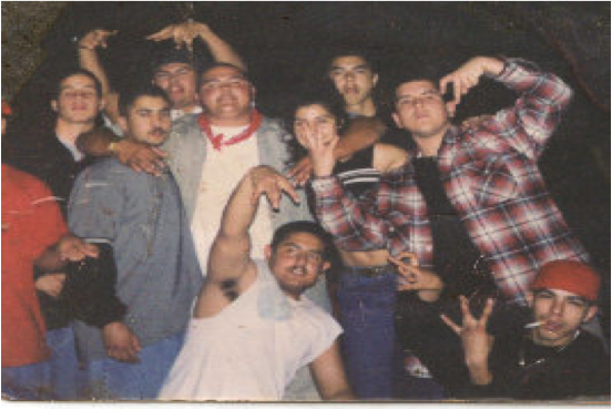 Westside Norteno 14 in Cobb County. Picture Confiscated during arrest, Sept. 20, 2003.
