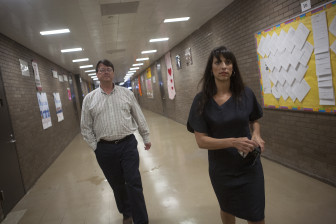 In 2007, Cook County contracted with the Isaac ray Center, a private care agency, to institute a comprehensive mental health program at the Cook County Juvenile Temporary Detention Center. Ted Garlewski (right, shown with Teresa Abreau, left) is director of the program.