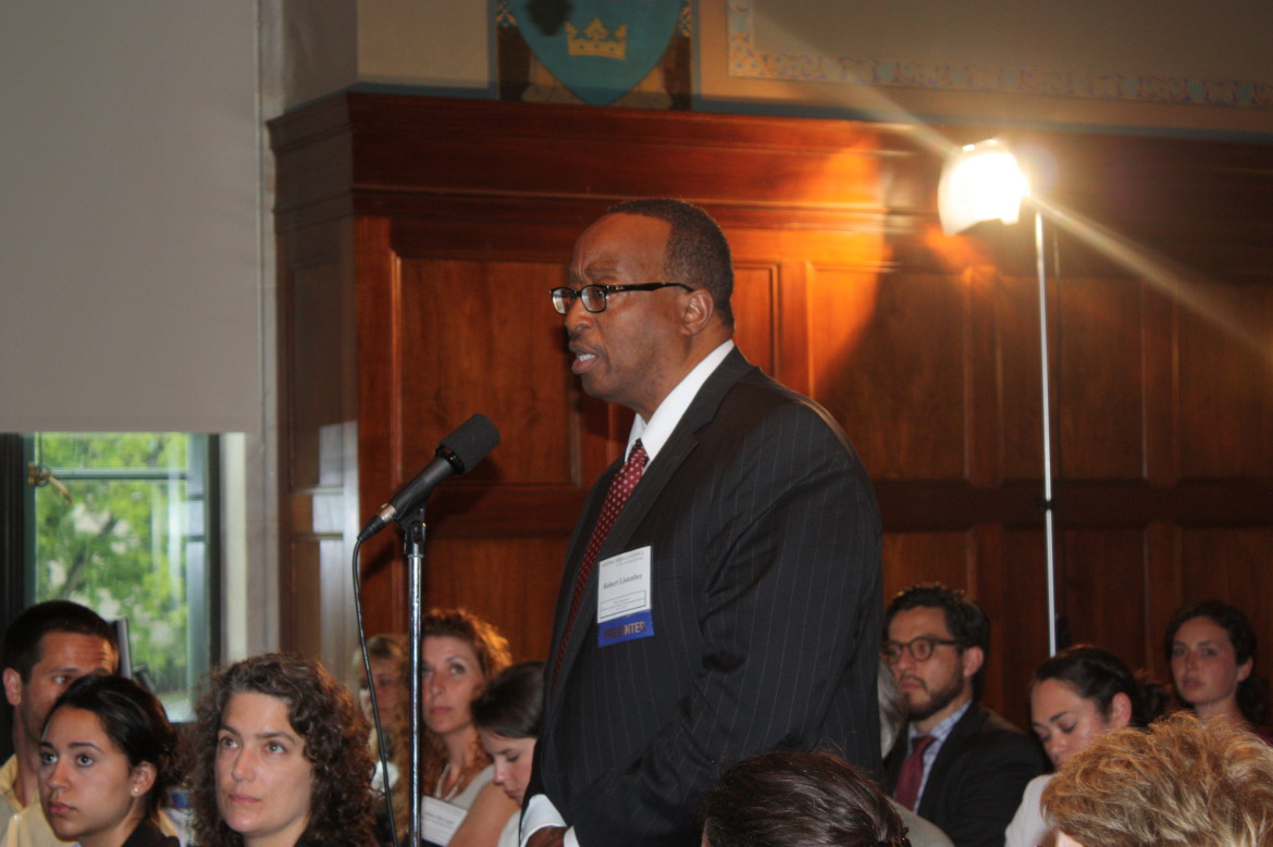 OJJDP Administrator Robert Listenbee speaks at a public briefing on juvenile justice reform at the National Academy of Sciences. Photo by Jessica R. Kendall