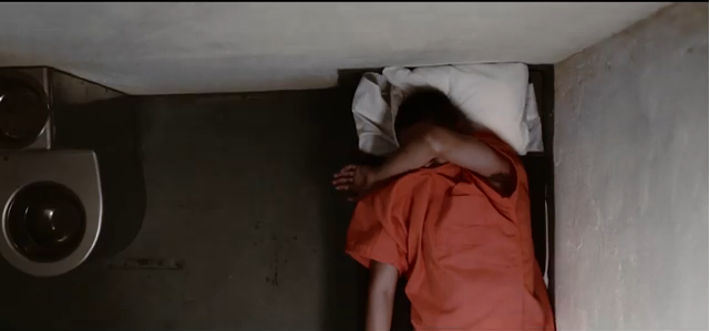 Screenshot from the ACLU's new video "Hard to watch. Impossible to ignore" on solitary confinement and youth. 