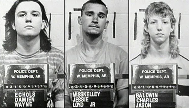 West Memphis Police Department mug shots of the "West Memphis Three"