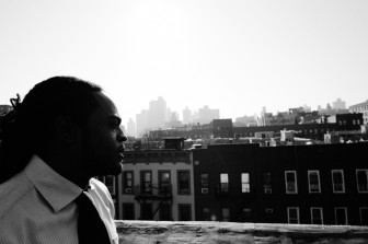 Alvin Valentine on the rooftop of Exodus Transitional Community in Harlem. 