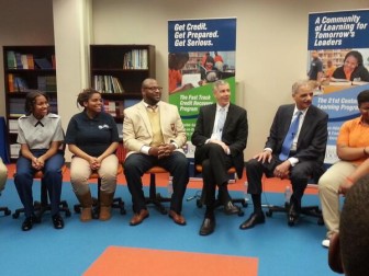 Secretary Arne Duncan and Attorney General Eric Holder announced new school climate and discipline guidance today at Frederick Douglass High School in Baltimore.