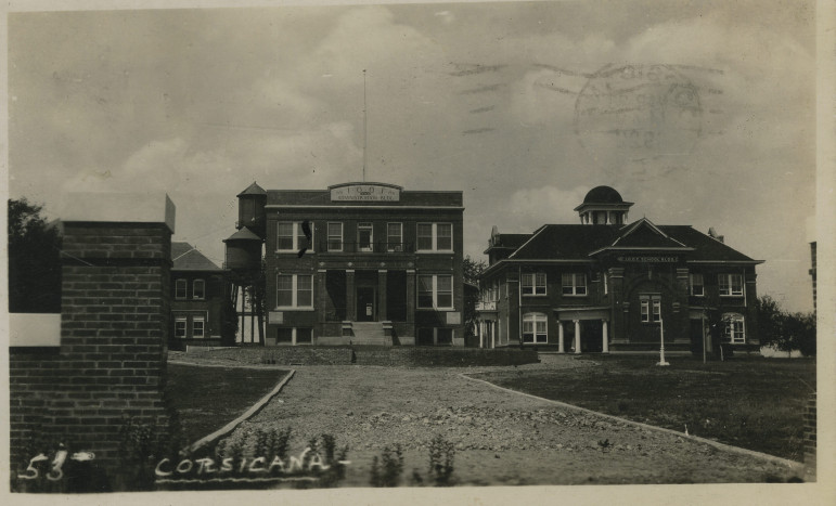Archival image of the Corsicana youth detention facility