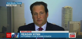 Screenshot of an interview aired on CNN with Couch’s attorney, who explained his client had the mind of a 12-year-old