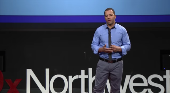 Xavier McElrath-Bey delivering "No Child Is Born Bad" at TEDxNorthwesternU 2014.