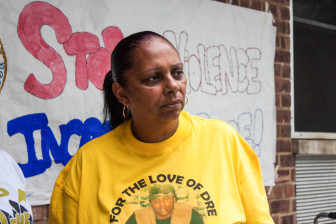 Penny Wrencher organized the "Children's Day of Violence" at Redfern Houses in Far Rockaway. She lost a son, Andre Saunders, in 2011.