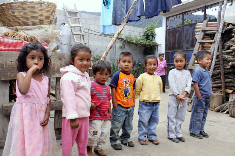 Children in San Jose Calderas, Guatemala.