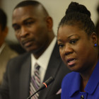 Sybrina Fulton and Ronald Davis