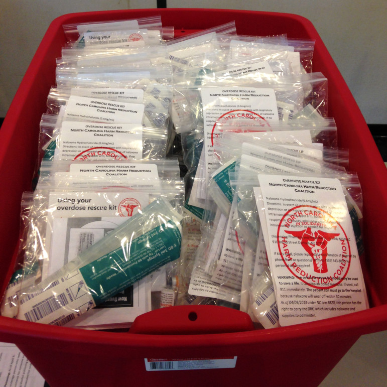 These drug kits contain naloxone, a drug that helps people who are overdosing to survive.