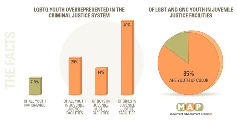 LGBTQ Youth Overrepresented Graphic