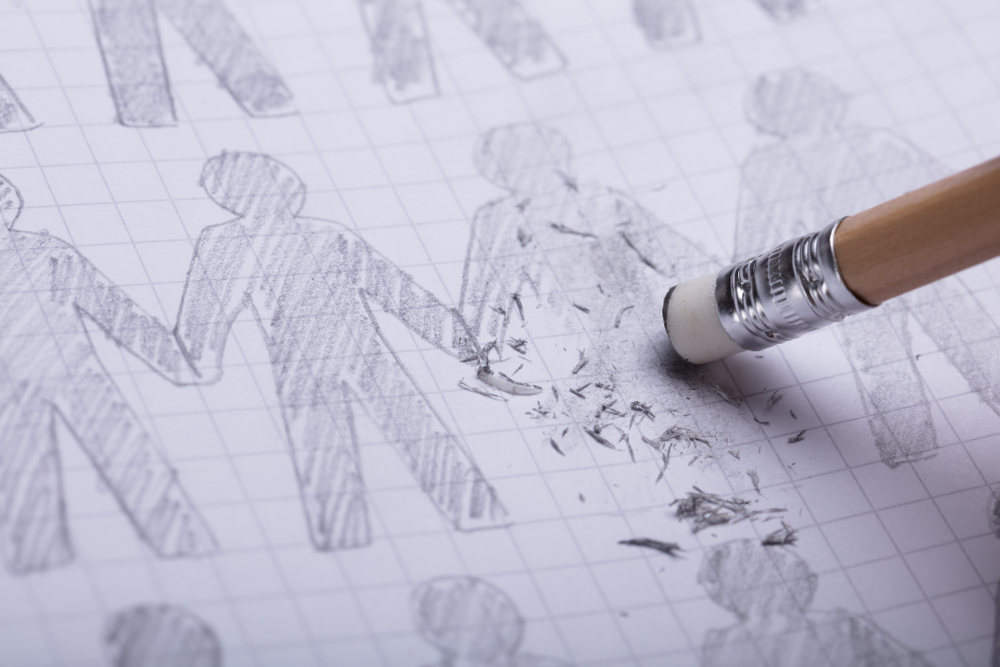 OJJDP: Close-up Of Pencil Eraser Erasing Drawn Figures On Paper