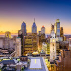 Philadelphia, Pennsylvania, USA downtown city skyline