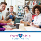 Fordable Fundraising Board Members: 4 people sitting around conference table